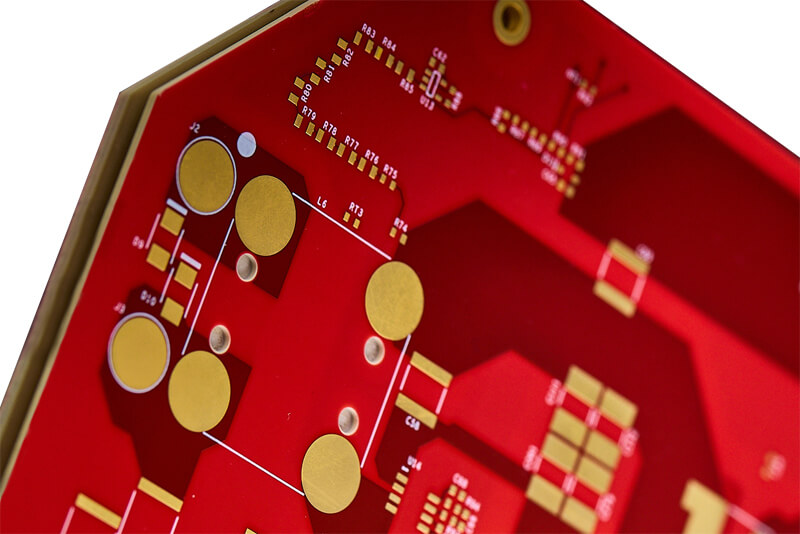 Copper Coin PCB Closeup
